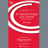 Cover Art for "Je Vois La Neige Qui Danse" by Nick Page
