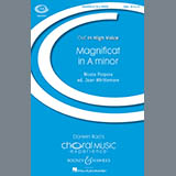 Cover Art for "Magnificat in A Minor - Score" by Joan Whittemore