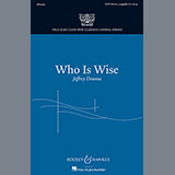 Cover Art for "Who Is Wise?" by Jeffrey Douma