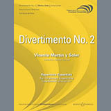 Abdeckung für "Divertimento No. 2 (ed. Patricia Cornett)" von Vicente Martín y Soler