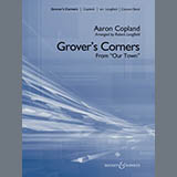 Carátula para "Grover's Corners (from Our Town) (arr. Robert Longfield) - Bb Clarinet 1" por Aaron Copland