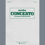 Carátula para "Concerto for Percussion and Wind Ensemble (Score Only)" por Karel Husa