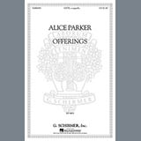 Carátula para "Offerings" por Alice Parker