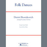 Abdeckung für "Folk Dances (arr. James Curnow) - Baritone B.C." von Dmitri Shostakovich