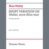 Cover Art for "Short Variation on Mulier, ecce filius tuus" by Nico Muhly