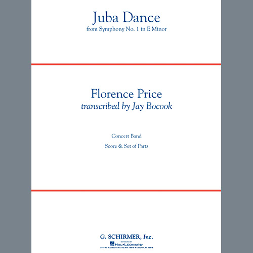 Juba Dance (from Symphony No. 1) Baritone Saxophone in Eb Sheet Music Florence Price