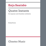 Cover Art for "Quatre Instants (chamber version)" by Kaija Saariaho