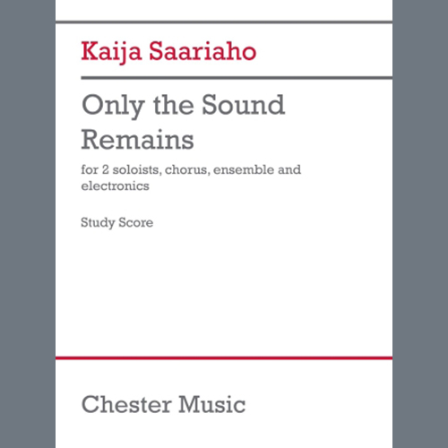 Only The Sound Remains – Study Score