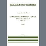 Cover Art for "In Memoriam Marie Steiner Op. 176" by Leopold van der Pals