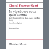 Couverture pour "La vie sépare ceux qui s'aiment" par Cheryl Frances-Hoad