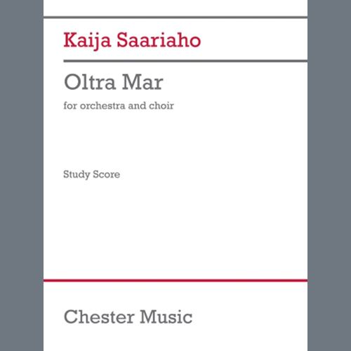 Oltra Mar – Vocal Score