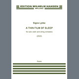Cover Art for "A Thin Film Of Sleep - Full Score" by Signe Lykke