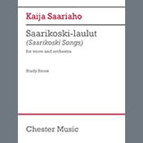 Cover Art for "Saarikoski-laulut (Orchestra version) (Study score)" by Kaija Saariaho
