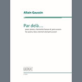 Cover Art for "Par delà - Bass Clarinet" by Allain Gaussin