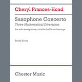 Carátula para "Saxophone Concerto (Three Mathematical Diversions) - Study Score" por Cheryl Frances-Hoad