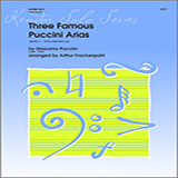 Frackenpohl Three Famous Puccini Arias l'art de couverture