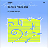 Delong Sonata Francaise - Piano arte de la cubierta