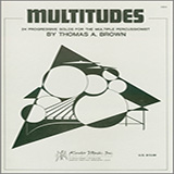 Multitudes: 24 Progressive Solos For The Multiple Percussionist Partitions