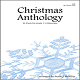 Frank J. Halferty Christmas Anthology (24 Duets For Grade 3-4 Musicians) l'art de couverture