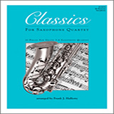 Frank J. Halferty Classics For Saxophone Quartet - Eb Baritone Saxophone cover art