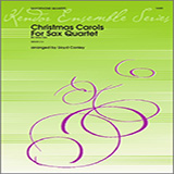 Conley Christmas Carols For Sax Quartet - Bb Tenor Sax l'art de couverture