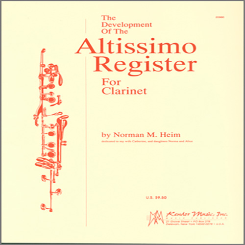 The Development Of The Altissimo Register For von Norman Heim