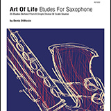 Denis DiBlasio Art Of Life Etudes For Saxophone (25 Etudes Derived From A Single Device Or Scale Source) cover art