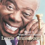 Louis Armstrong What A Wonderful World arte de la cubierta