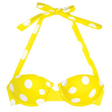 Itsy bitsy teenie weenie yellow polka dot bikini