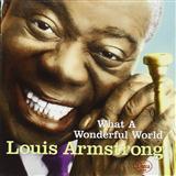 Louis Armstrong What A Wonderful World cover kunst