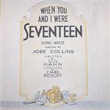 Cover Art for "When You And I Were Seventeen" by Chas Rosoff