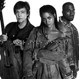 Rihanna FourFiveSeconds (featuring Kanye West and Paul McCartney) arte de la cubierta
