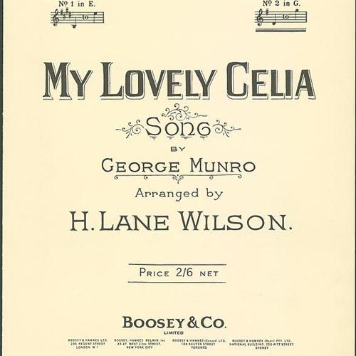 My Lovely Celia Partitions | George Munro | Piano et Chant