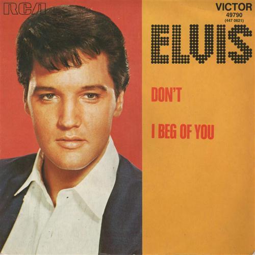 Don't by Elvis Presley (Download) » Piano, Vocal & Guitar - SMD63959