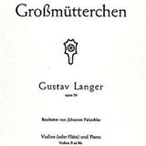 Cover Art for "Grossmutterchen" by G. Langer