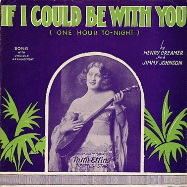 If I Could Be With You (One Hour Tonight) Sheet Music | Henry Creamer ...