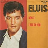 Cover Art for "Don't" by Elvis Presley