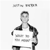 What Do You Mean? (Justin Bieber - Purpose) Bladmuziek