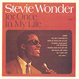 Cover Art for "For Once In My Life" by Stevie Wonder