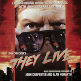 Cover Art for "They Live" by John Carpenter