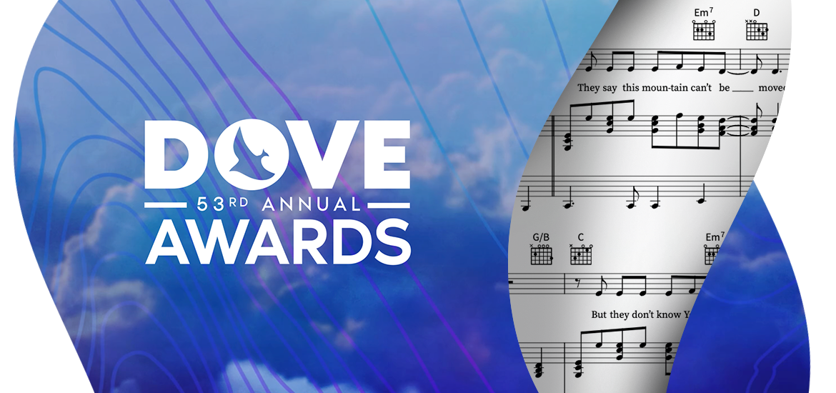 53rd GMA Dove Awards Sheet Music Downloads Piano, Vocals & Guitar