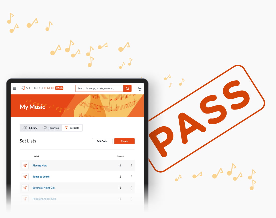 50 Off PASS Unlimited Sheet Music For College Students